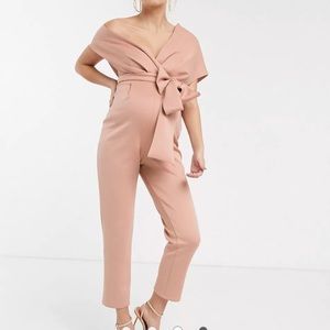 Maternity jumper suit.